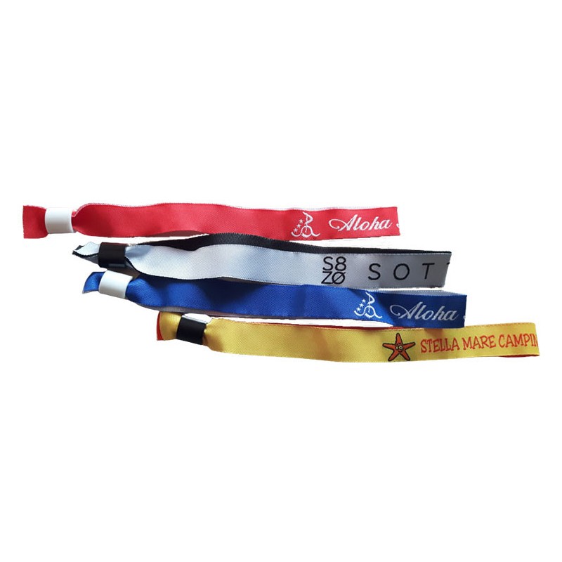 Embroidered Wristband Fabric  - art. 2005 cr