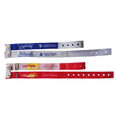 Embroidered Wristband Fabric  - art. 2005 CLIP R