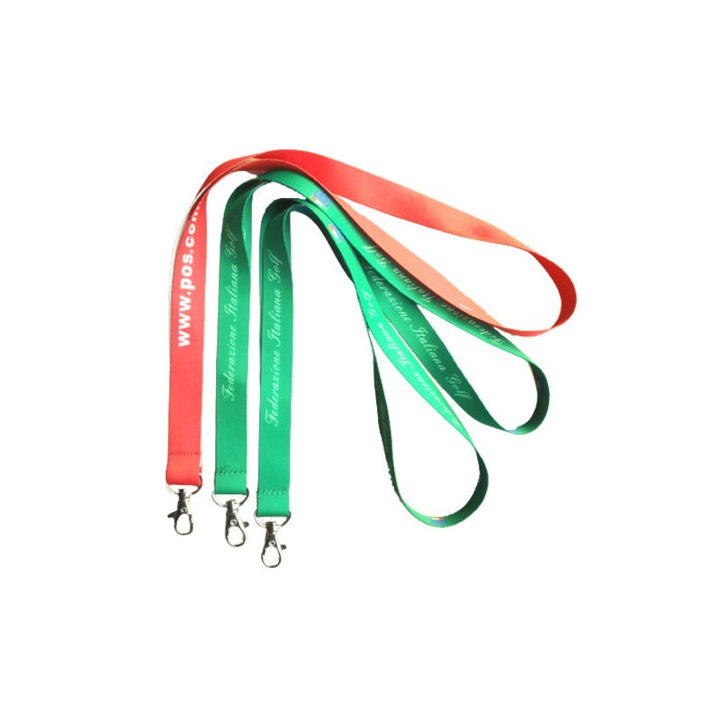 Lanyards in raso stampa serigrafica