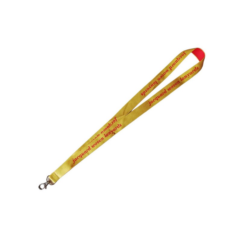 Lanyards jacquard logo ricamato